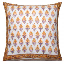 Juhi Reversible Euro - Yellow/Periwinkle